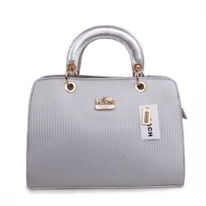 Coach Fashion Signature Medium Silver Satchels BSH