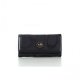 Coach Envelope Big Logo Small Black Wallets FFB