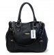 Coach Embossed Medium Black Satchels DET