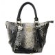 Coach Snakeskin Embossed Medium Grey Totes DXF