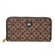 Coach Op Art Large Brown Wallets DVX