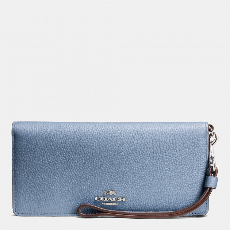 Coach Slim Wallet In Colorblock Leather Hot Sale Online - Click Image to Close