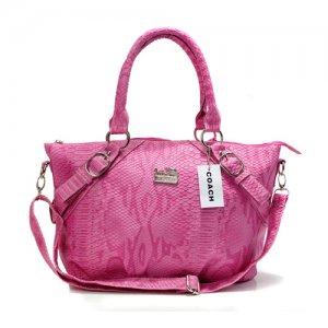 Coach Madison Embossed Medium Pink Totes DES