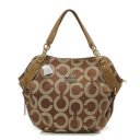 Coach Chelsea In Signature Small Khaki Totes BOR