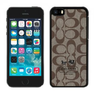 Coach In Signature Beige iPhone 5C Cases DRF