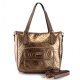 Coach In Printed Signature Small Gold Totes BBO