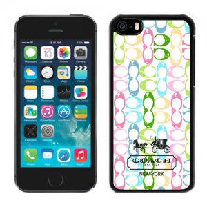 Coach Logo Monogram Multicolor iPhone 5C Cases DQW