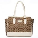 Coach Legacy Candace In Signature Medium White Satchels ARD