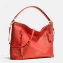 2016 New Arrival Coach Scout Hobo In Pebble Leather