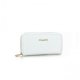 Coach Double Zip In Saffiano Small White Wallets FFM