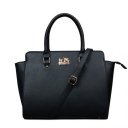 Coach Riley Carryall In Saffiano Medium Black Satchels ELN