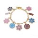 Coach Flower Charm Gold Bracelets CXF