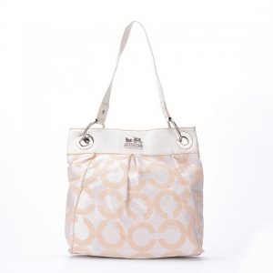 Coach Legacy Classic Signature Medium White Totes EXD