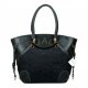 Coach Logo Monogram Small Black Totes BKI