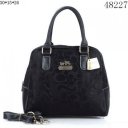 Coach Bleecker Pinnacle Riley Logo Medium Black Satchels ETS