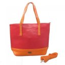 Coach Stud North South Large Red Totes CJI