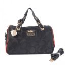 Coach In Signature Medium Black Luggage Bags AYD