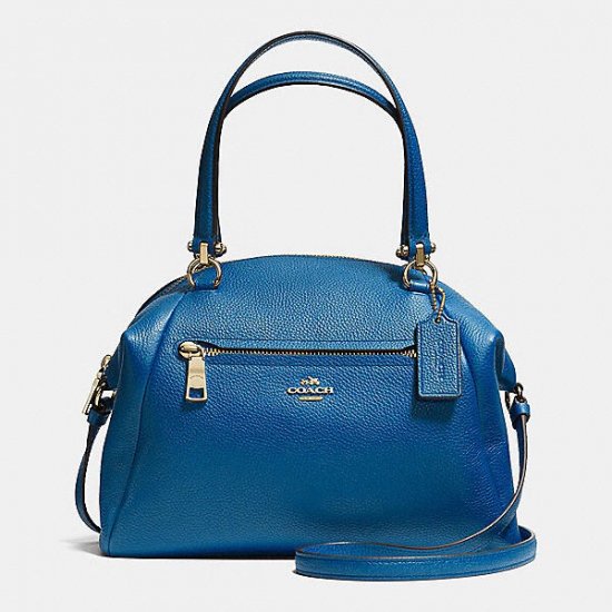 Modern Style Coach Prairie Satchel In Pebble Leather