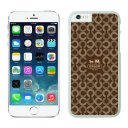 Coach Logo Monogram Brown iPhone 6 Cases EZO