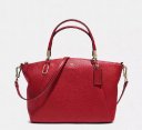 Fashion Summer Sweet Coach Prairie Satchel In Pebble Leather