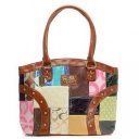 Coach Holiday Matching Stud Medium Brown Multi Satchels EIG