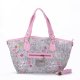 Coach Legacy In Signature Jacquard Medium Pink Grey Totes EWO