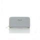 Coach Zip In Saffiano Small Grey Wallets FFL