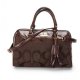 Coach Legacy Haley Medium Coffee Satchels BAZ