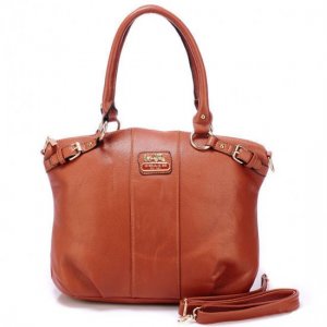 Coach Kelsey Smooth Medium Brown Satchels BDT