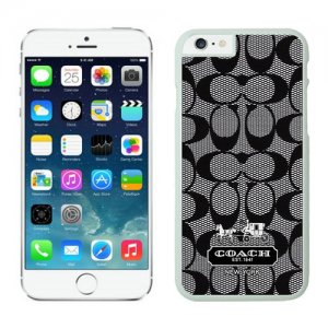 Coach Big Logo Grey iPhone 6 Cases FAE