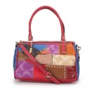 Coach Holiday Matching Stud Medium Red Multi Luggage Bags ECC