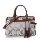 Coach Legacy Haley Medium Grey Satchels BAX