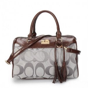 Coach Legacy Haley Medium Grey Satchels BAX