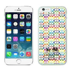 Coach In Confetti Signature Multicolor iPhone 6 Cases FBC