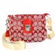 Coach Lock In Signature Small Red Crossbody Bags CFB