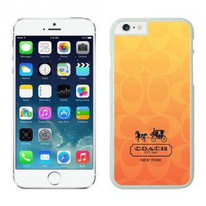 Coach In Signature Orange iPhone 6 Cases FBI