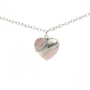 Coach Love Heart Pink Necklaces ALO