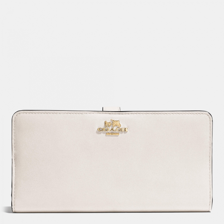 Coach Skinny Wallet In Leather Clearance Price - Click Image to Close