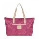 Coach Legacy Logo In Monogram Medium Fuchsia Totes BPZ