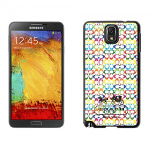 Coach Logo Multicolor Samsung Note 3 Cases DSB