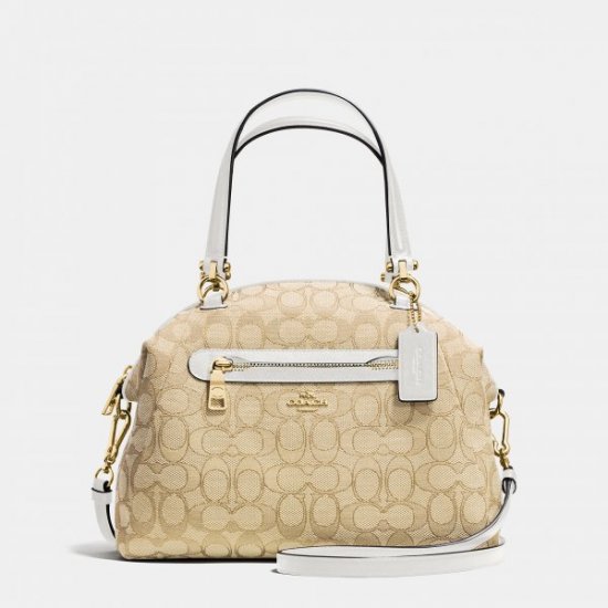 Coach Prairie Satchel In Signature Canvas In Low Price