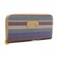 Coach Poppy Striped Large Apricot Multi Wallets EVD