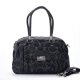 Coach Kristin Lock Signature Medium Black Totes EXJ