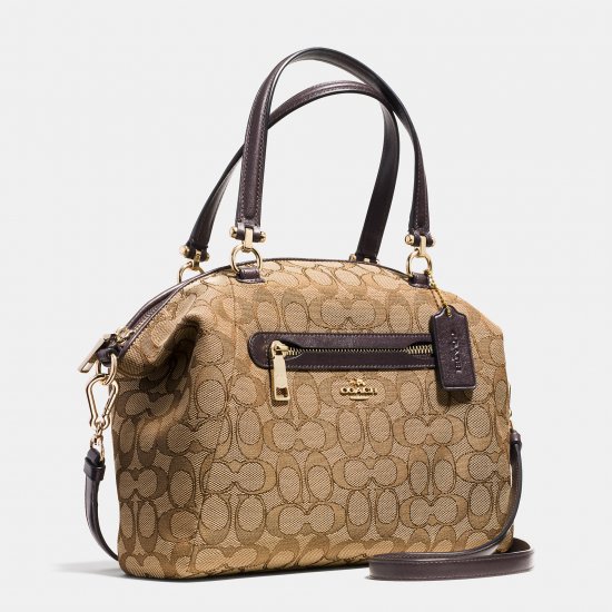 Coach Prairie Satchel In Signature Canvas On Sale