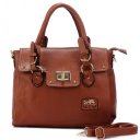 Coach Sadie Flap In Spectator Medium Brown Satchels AOI