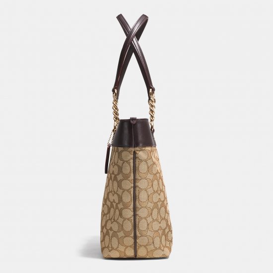 Storage Pocket Coach Sophia Tote In Signature Canvas