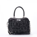 Coach Legacy Signature Medium Black Satchels EXA