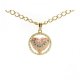 Coach Logo Heart Gold Necklaces CYM