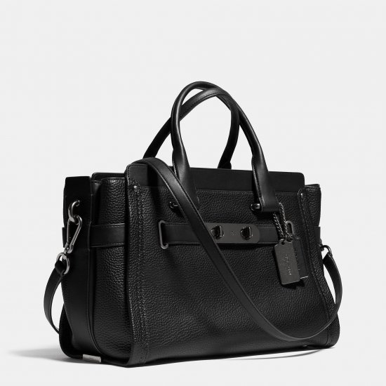 Causual Coach Swagger Carryall In Pebble Leather