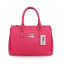 Coach In Saffiano Medium Fuchsia Satchels AWA